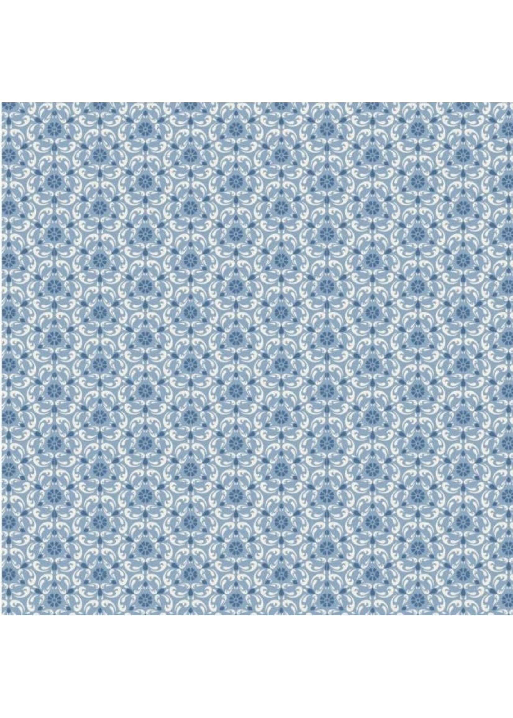 Poppie Cotton Lakeland Blues - Tri-Damask - Medium - 25812