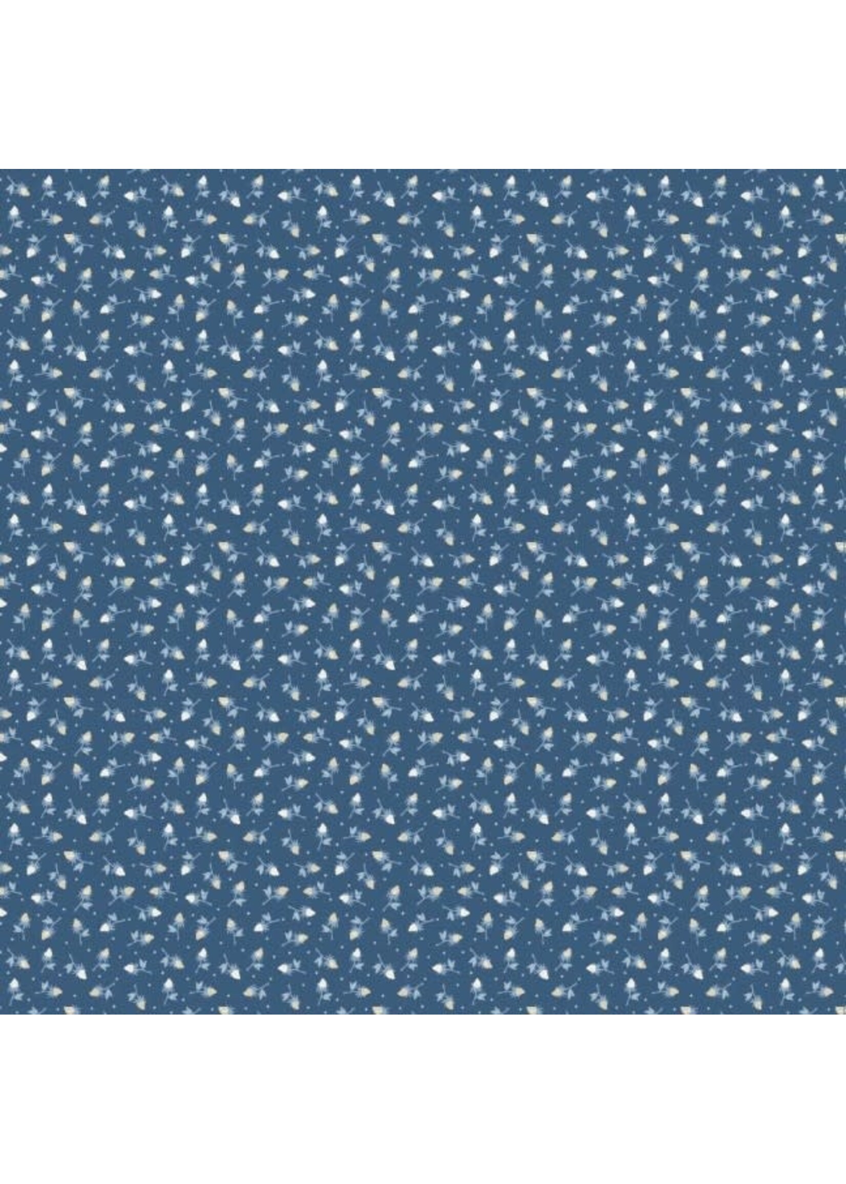 Poppie Cotton Lakeland Blues - Rosebud Toss - Dark - 25817