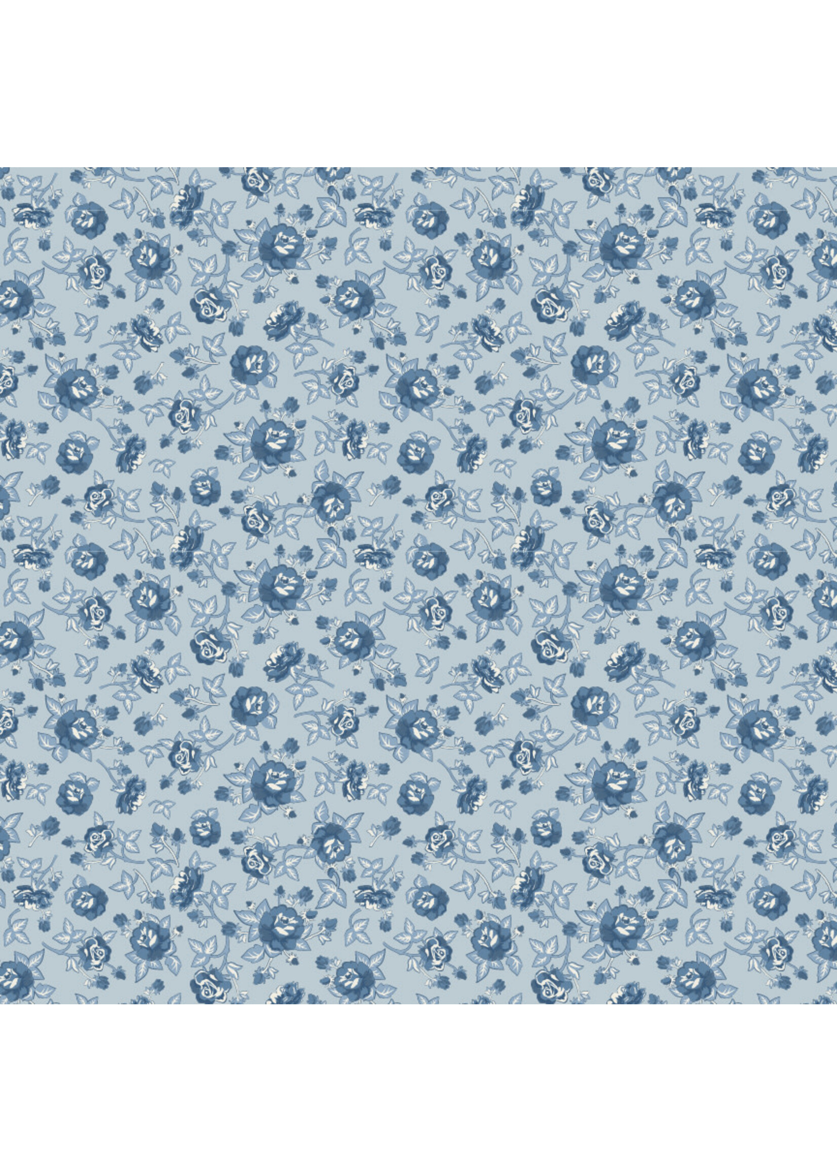 Poppie Cotton Lakeland Blues - Elegant Rose - Medium - 25803