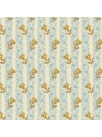 Laundry Basket Quilts Edyta Sitar - Beach House - Blue Poppy - Sand - 1166L - Coupon - 85 cm x 110 cm
