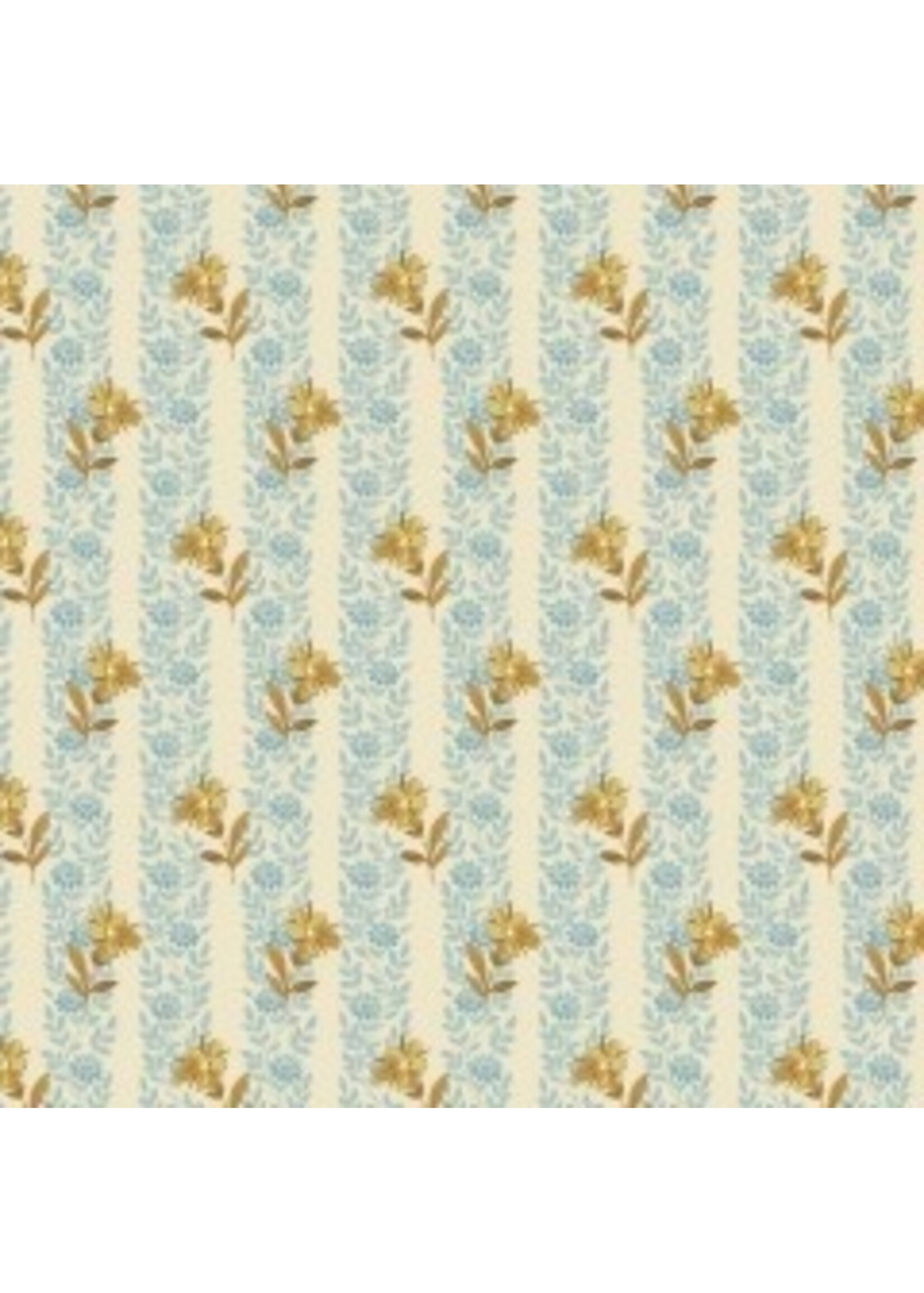 Laundry Basket Quilts Edyta Sitar - Beach House - Blue Poppy - Sand - 1166L - Coupon - 85 cm x 110 cm