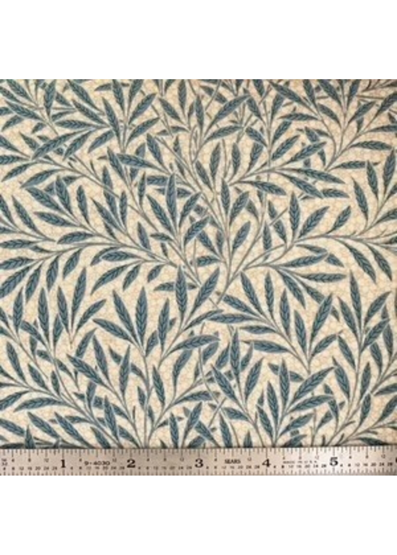 Morris & Co Emery Walker - Emery's Willow - Leaf - Coupon - 50 cm x 110 cm