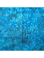 Timeless Treasures Tonga - Floating Pearls - Ocean - B8166 - Coupon - 60 cm x 110 cm