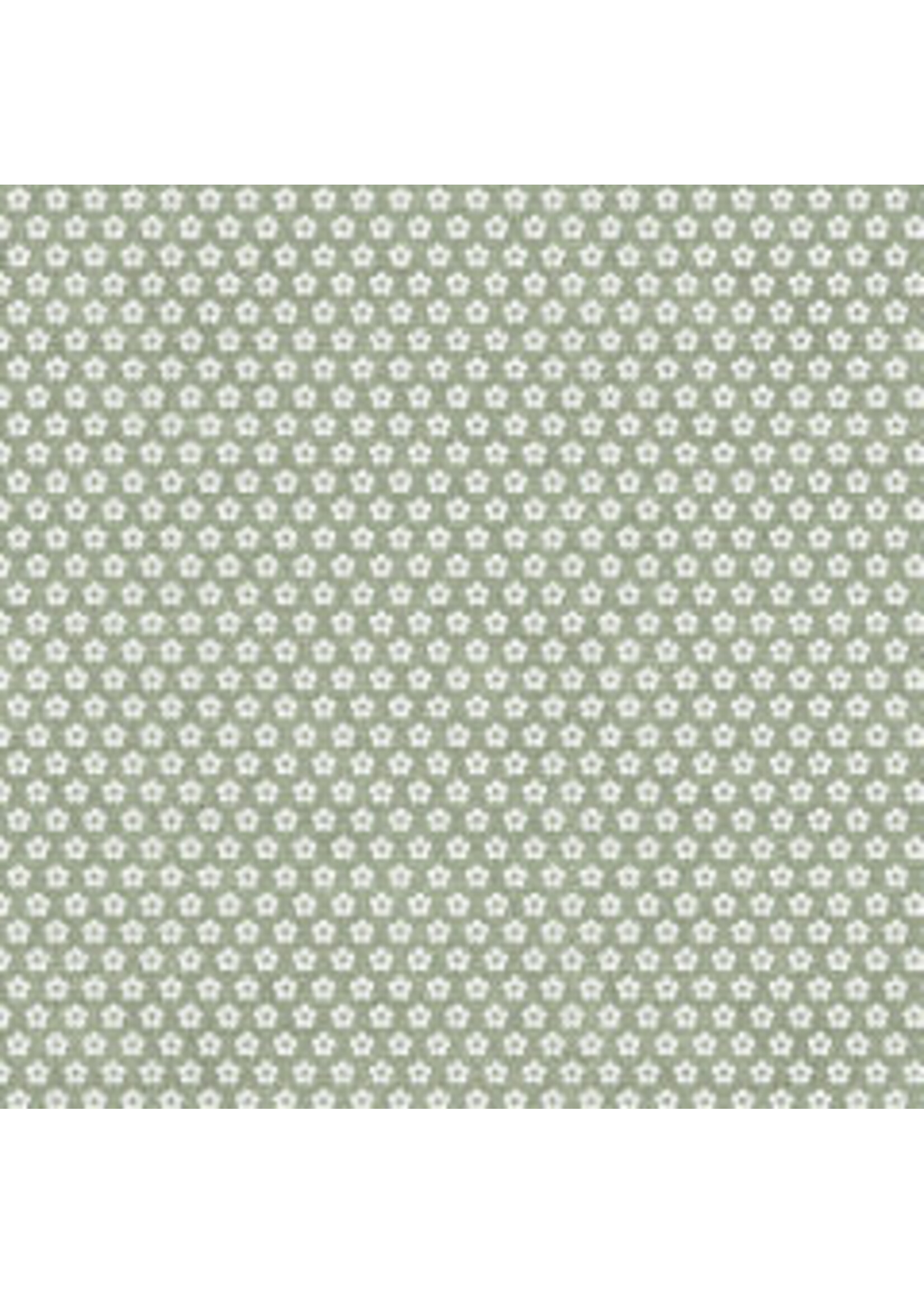 Stof Fabrics Hannah Basic - Buttercups - Green - Coupon - 95 cm x 110 cm