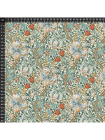 Morris & Co Golden Lily - Autumn - 7255-040 - Coupon - 110 cm x 275 cm