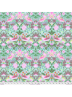 Free Spirit Fabrics Kaffe Fassett - Morris & Co - Strawberry Thief - Aqua - Coupon - 75 cm x 110 cm