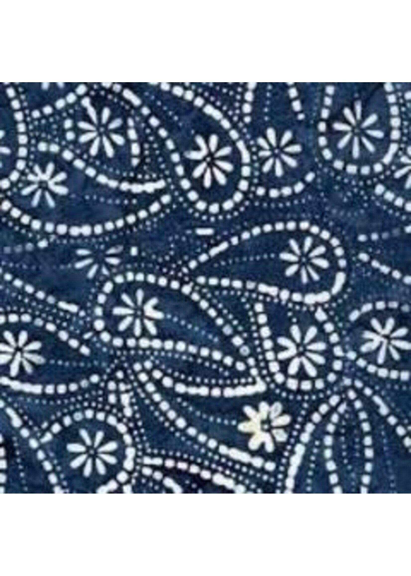 Timeless Treasures XTonga - Wedgewood - Coupon - 45 cm x 275 cm