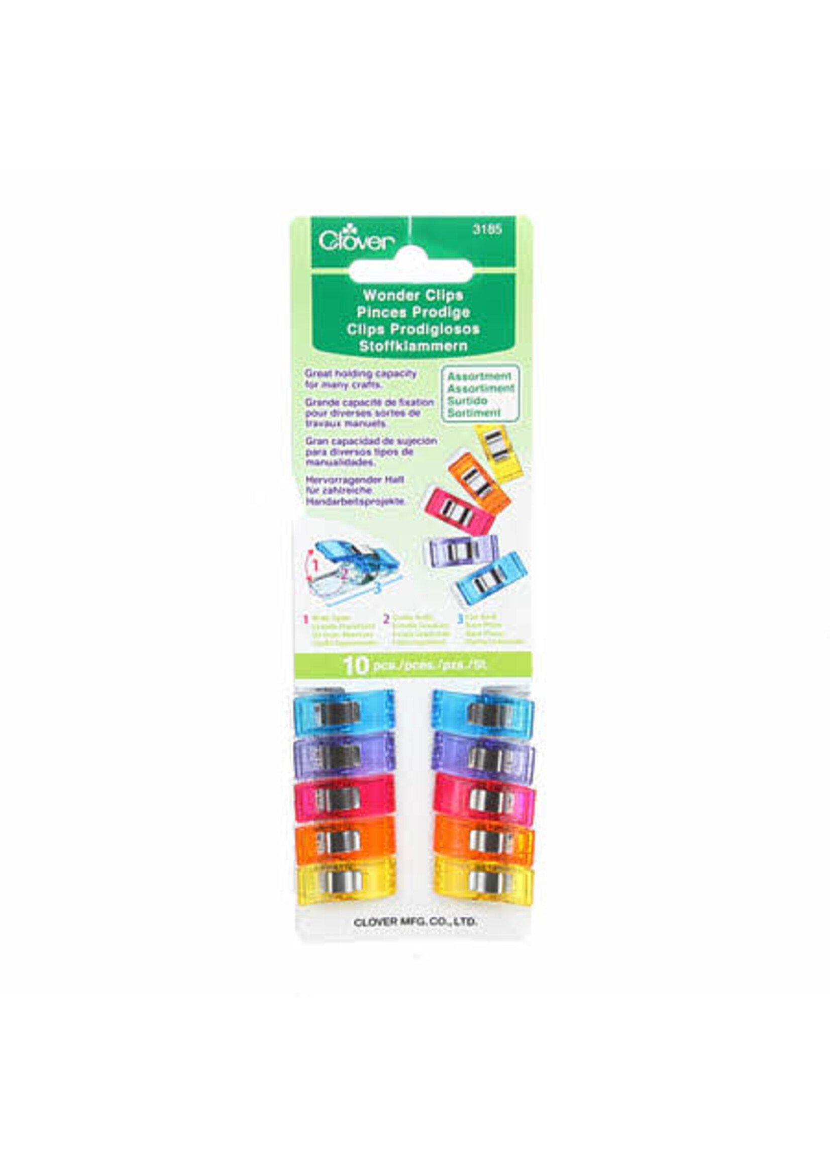 Clover Wonder Clips - 10 stuks - Multi
