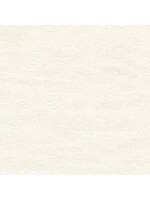 P&B Textiles Ramblings - Leaf Vines - White on White