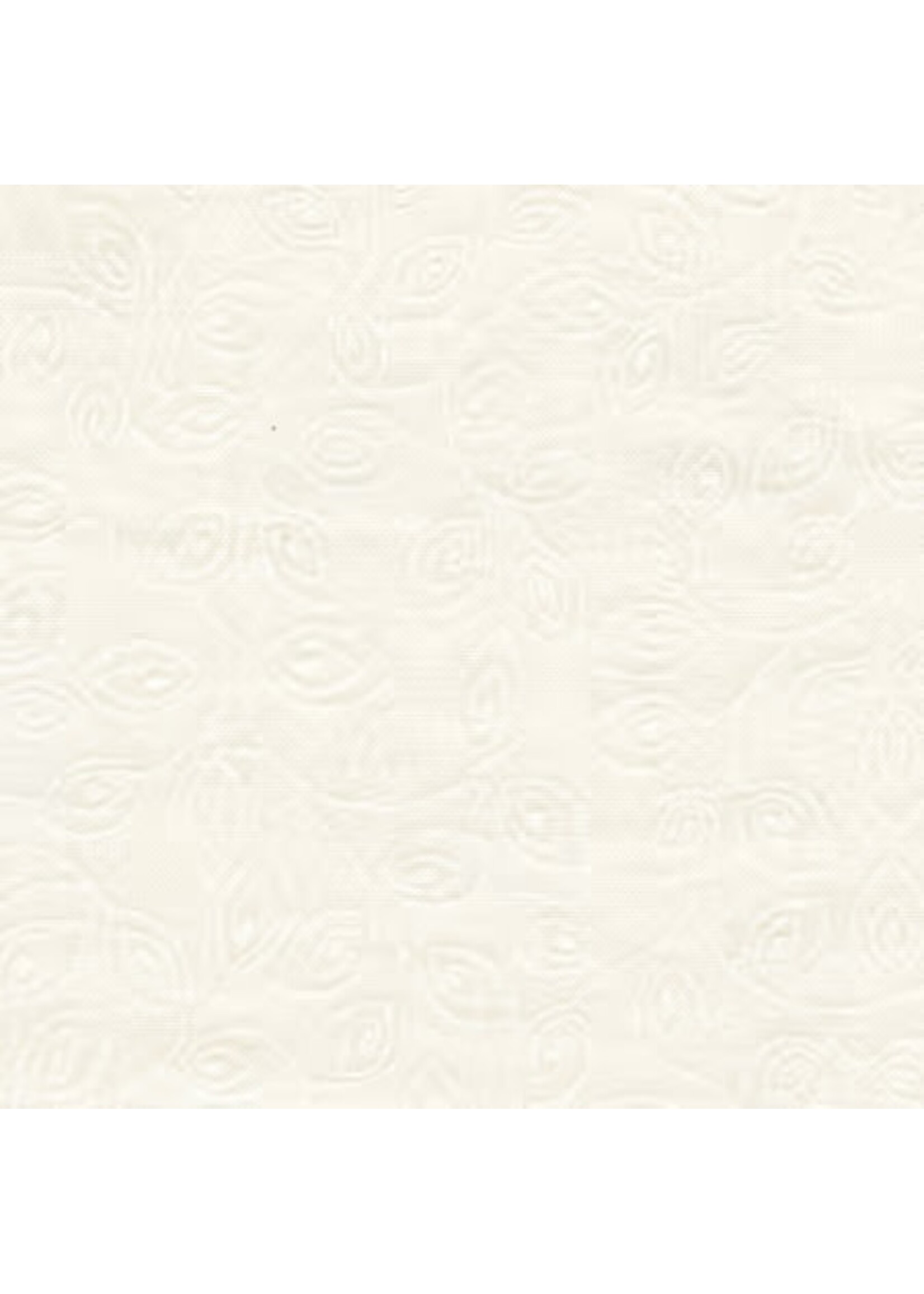 P&B Textiles Ramblings - Leaf Vines - White on White