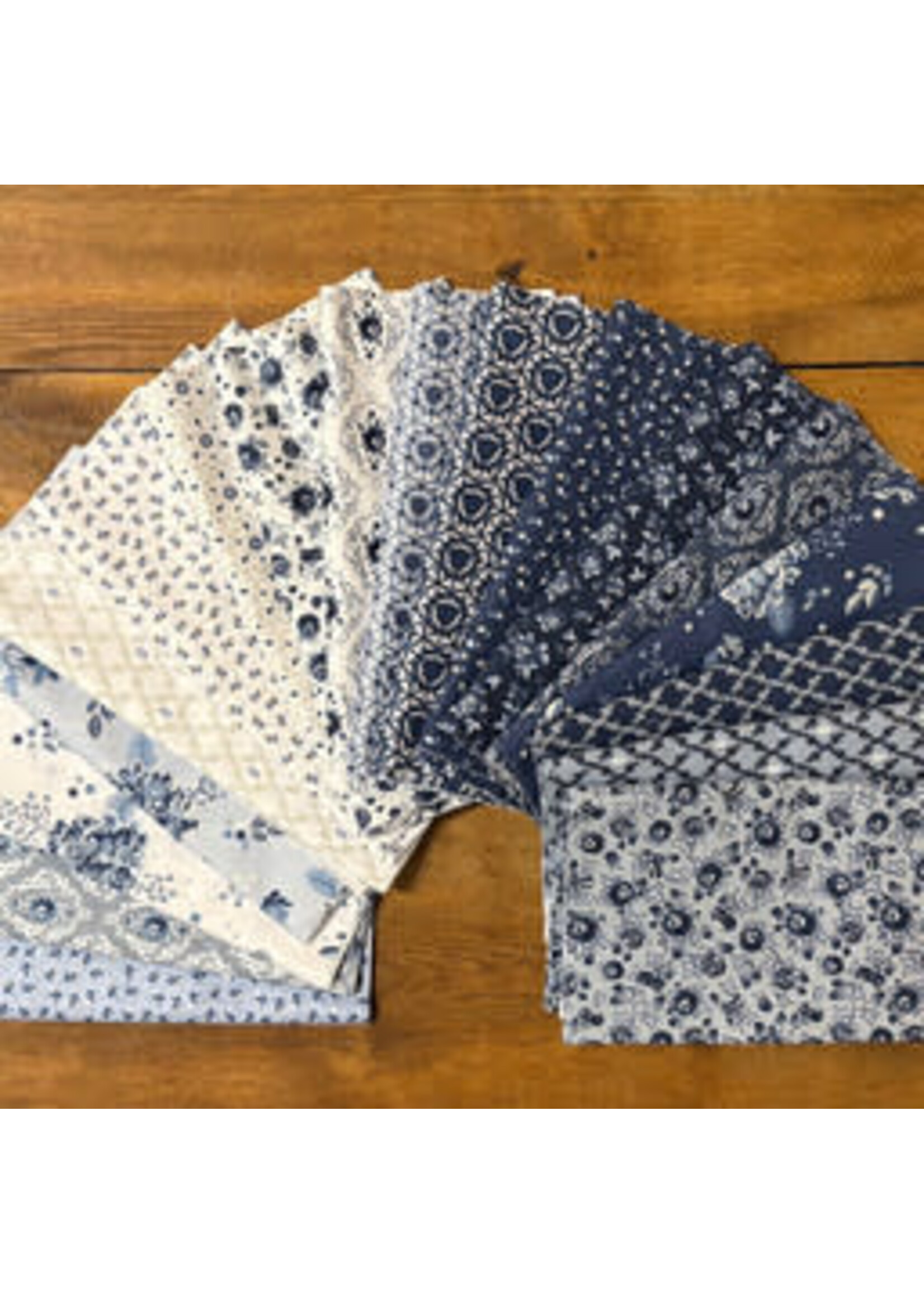 Poppie Cotton Stofpakket - Lakeland  -  18 Long Eights