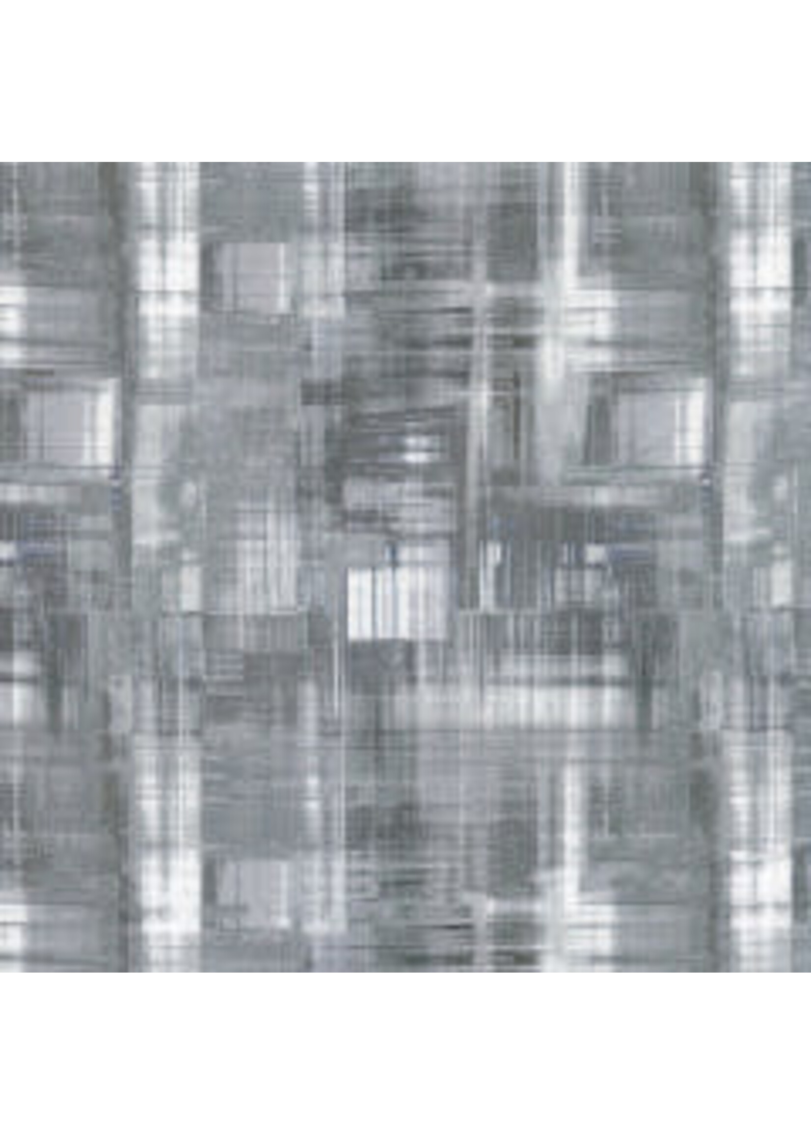 Timeless Treasures Xdream - Dream Plaid - Grey - Coupon - 100 cm x 275 cm