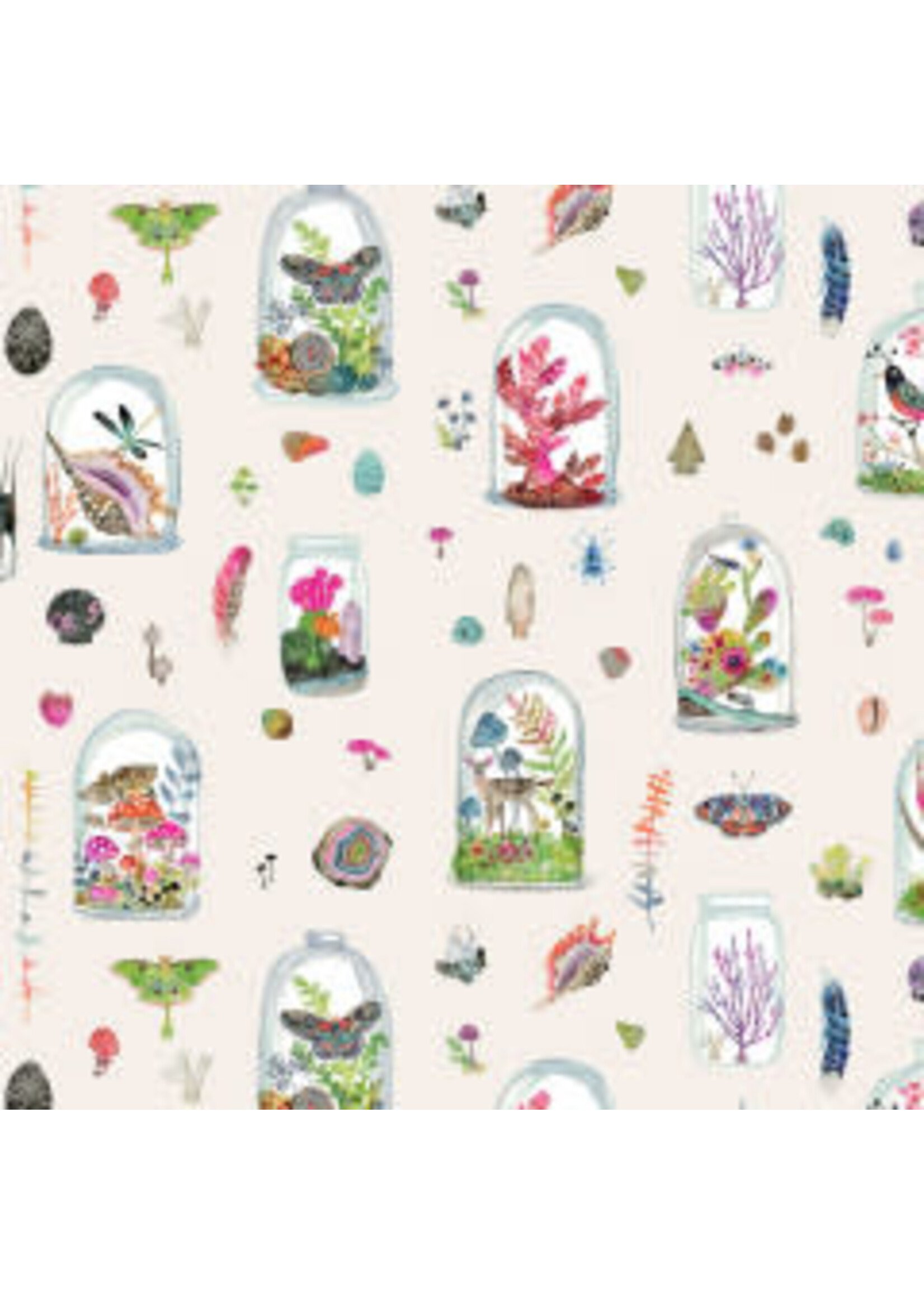 Windham Fabrics Curio - Stolpen - Ivory - Coupon - 85 cm x 110 cm