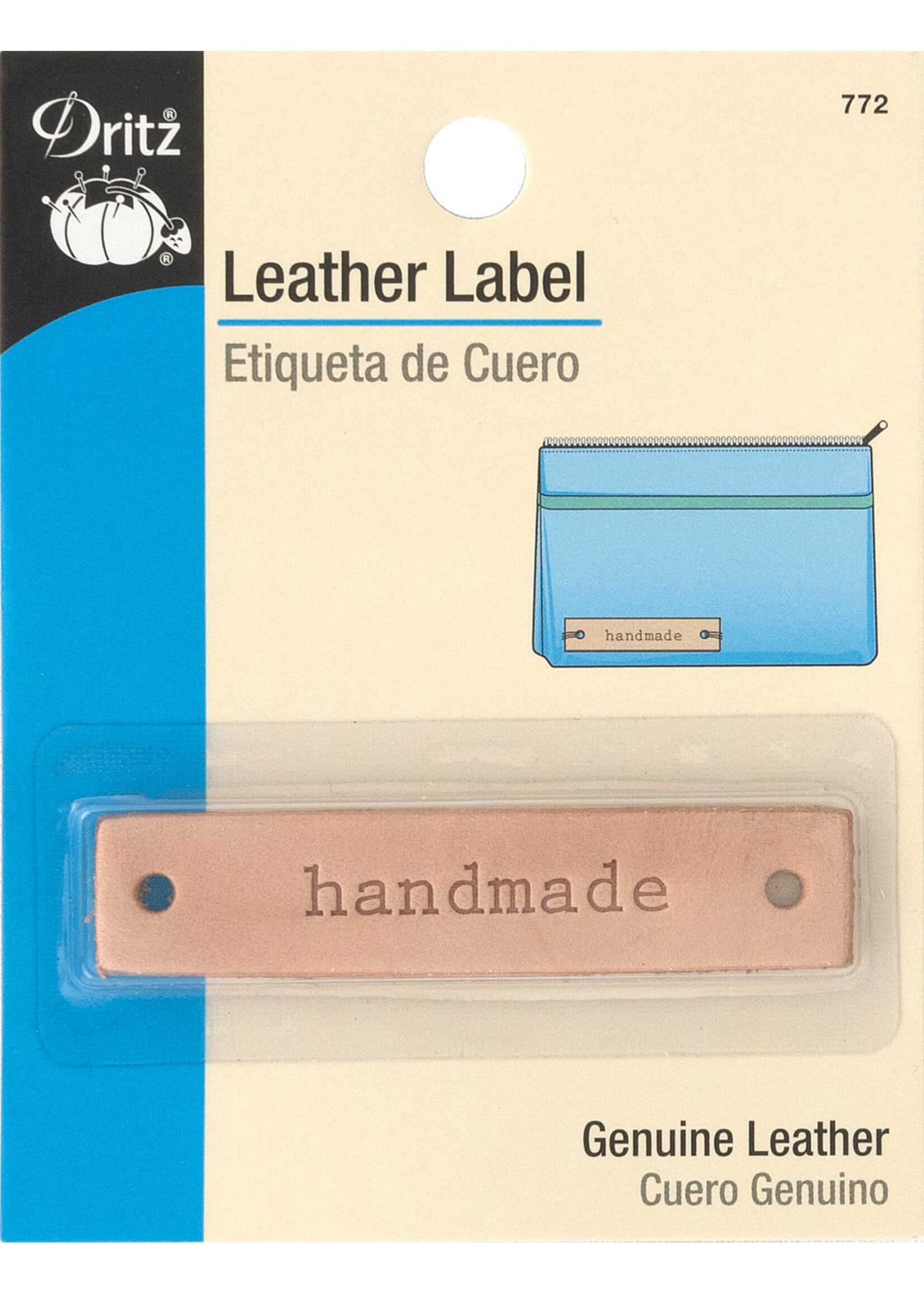 Dritz Leather Label - Handmade