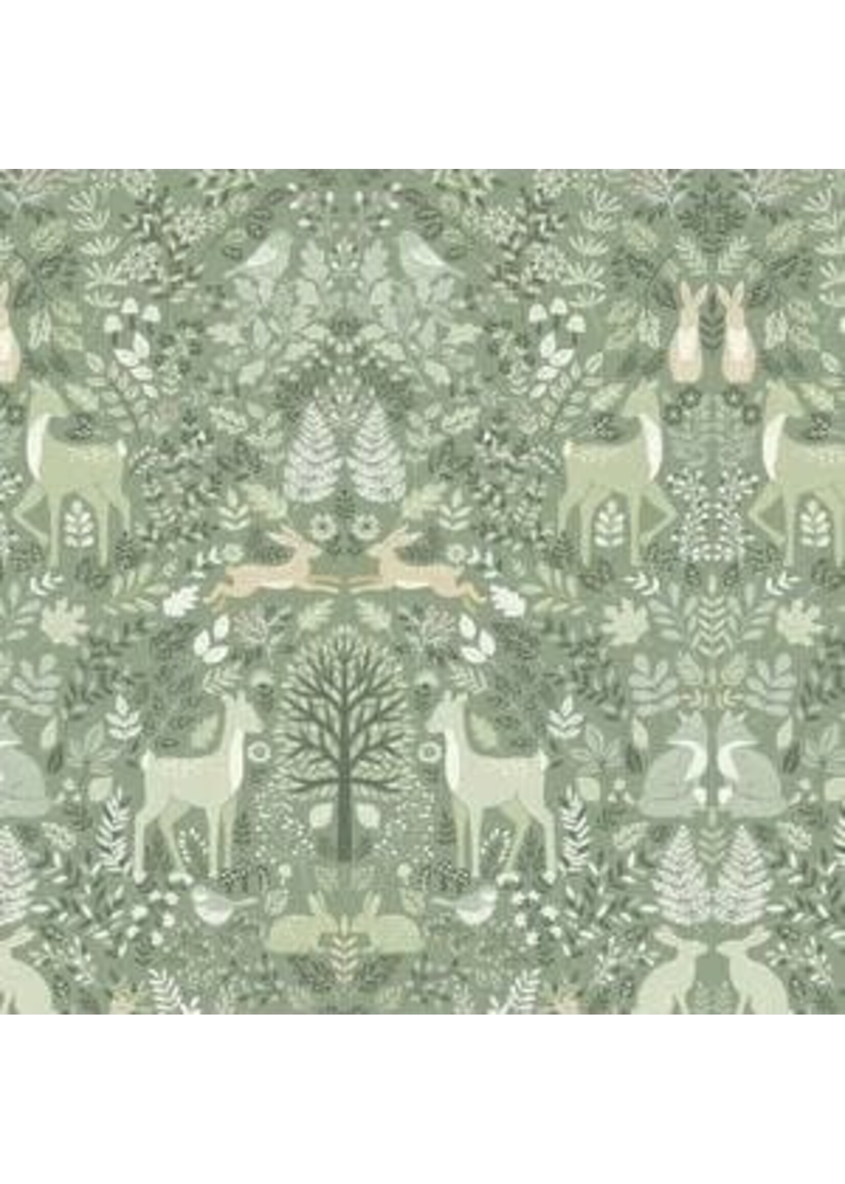 Andover Fabrics Foxwood - Dusk Trail - Green - 14G