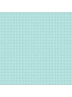 Poppie Cotton Treasured Threads - Good Measure - Teal - Coupon - 65 cm x 110 cm