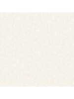 P&B Textiles Ramblings - Wavey Lines - White on Ecru