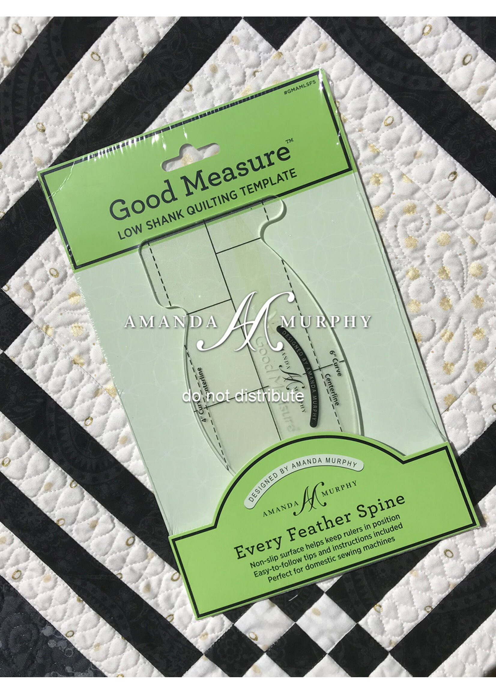 Good Measure Quilt Liniaal - Every Feather Spine - Low Shank