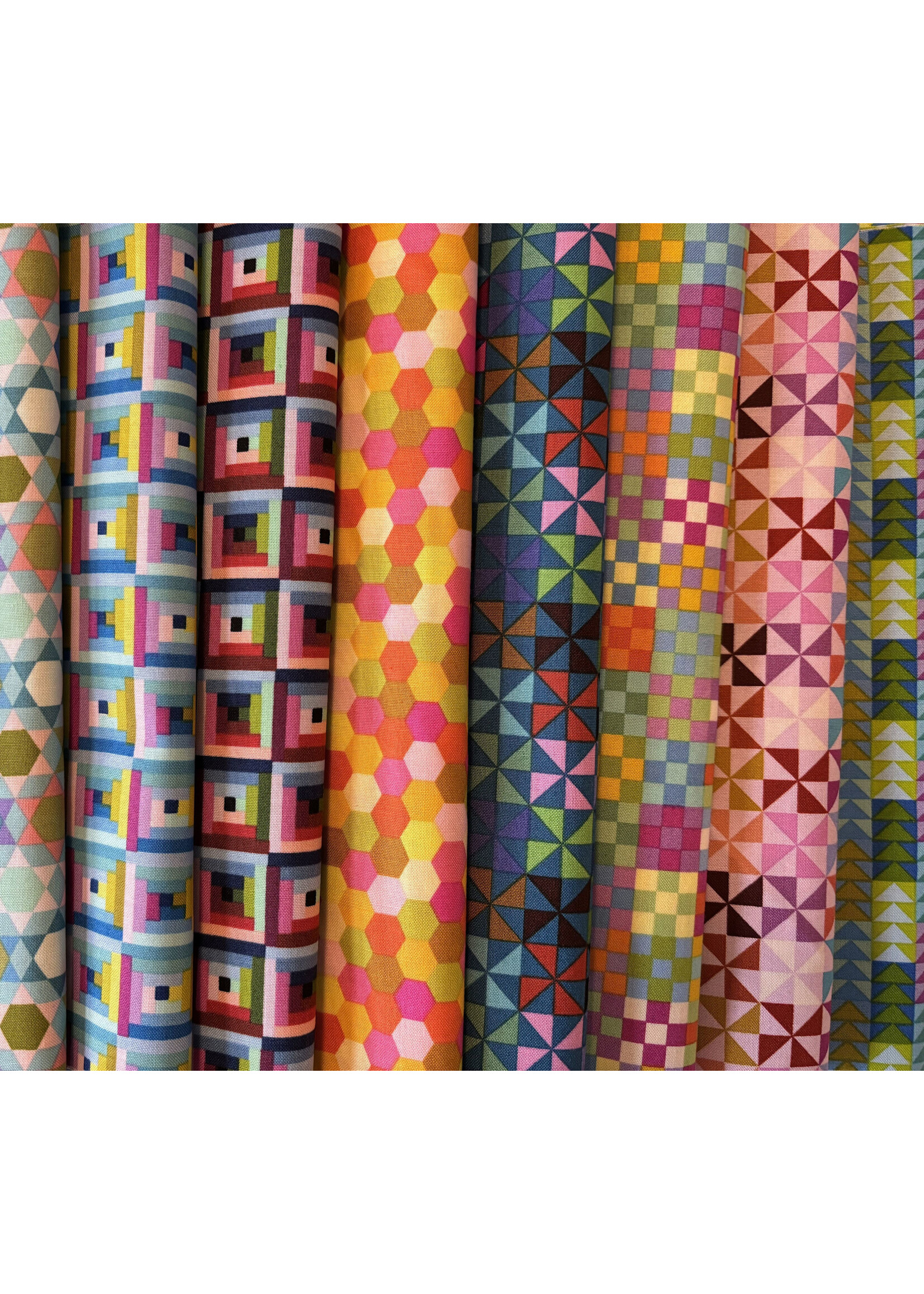 Anna Maria Textiles Stofpakket - Piecework - 8 Long Eights (25 cm x 55 cm)