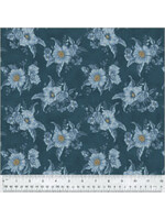 Windham Fabrics Oxford - Boutonniere - Blue - Coupon - 70 cm x 110 cm
