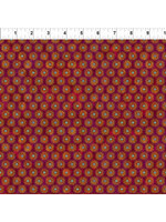 In The Beginning Cosmos - Suns - Red - 8COS2 - Coupon - 70 cm x 110 cm