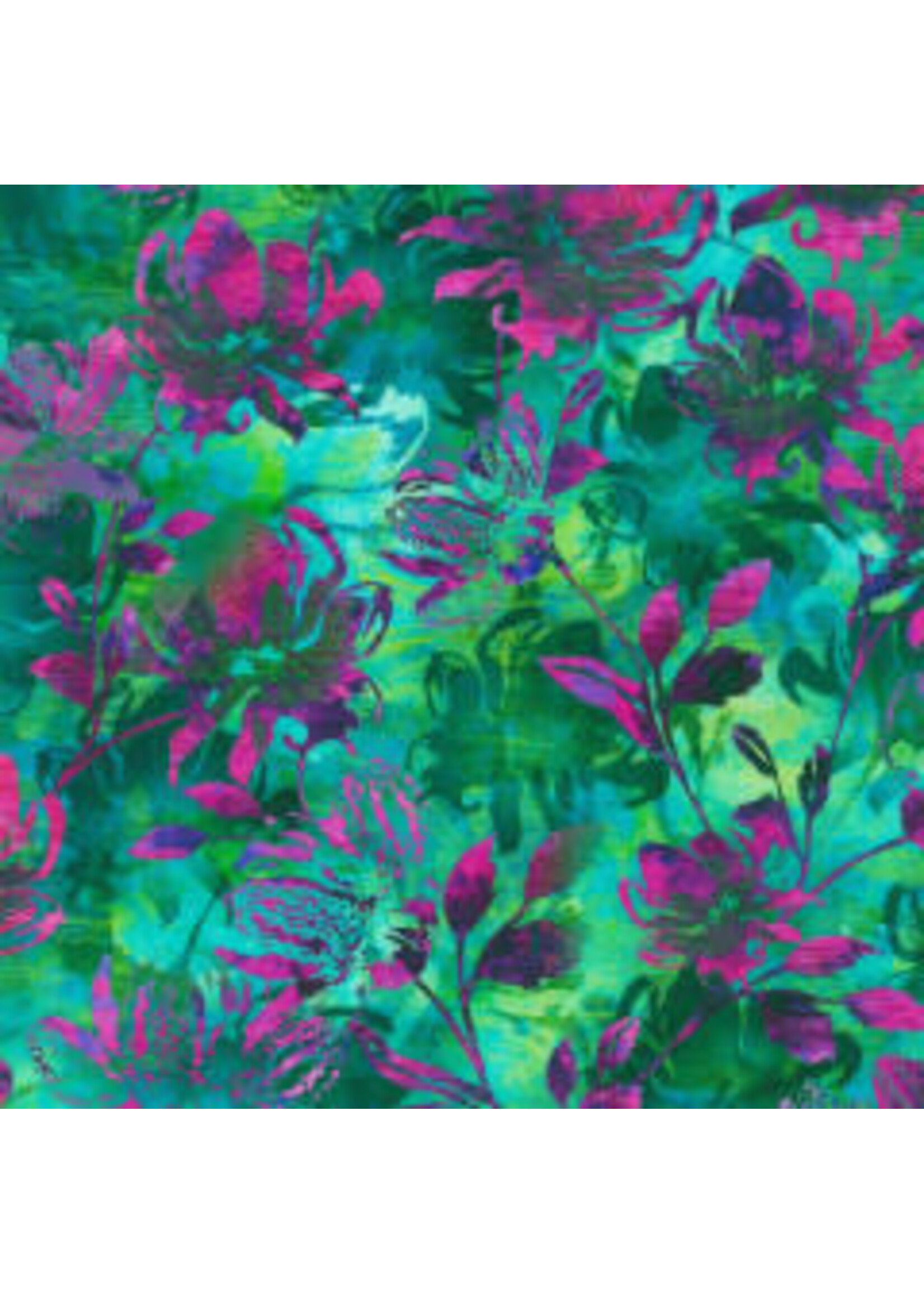 Robert Kaufman Wild Vista - Fern - Coupon - 95 cm x 110 cm