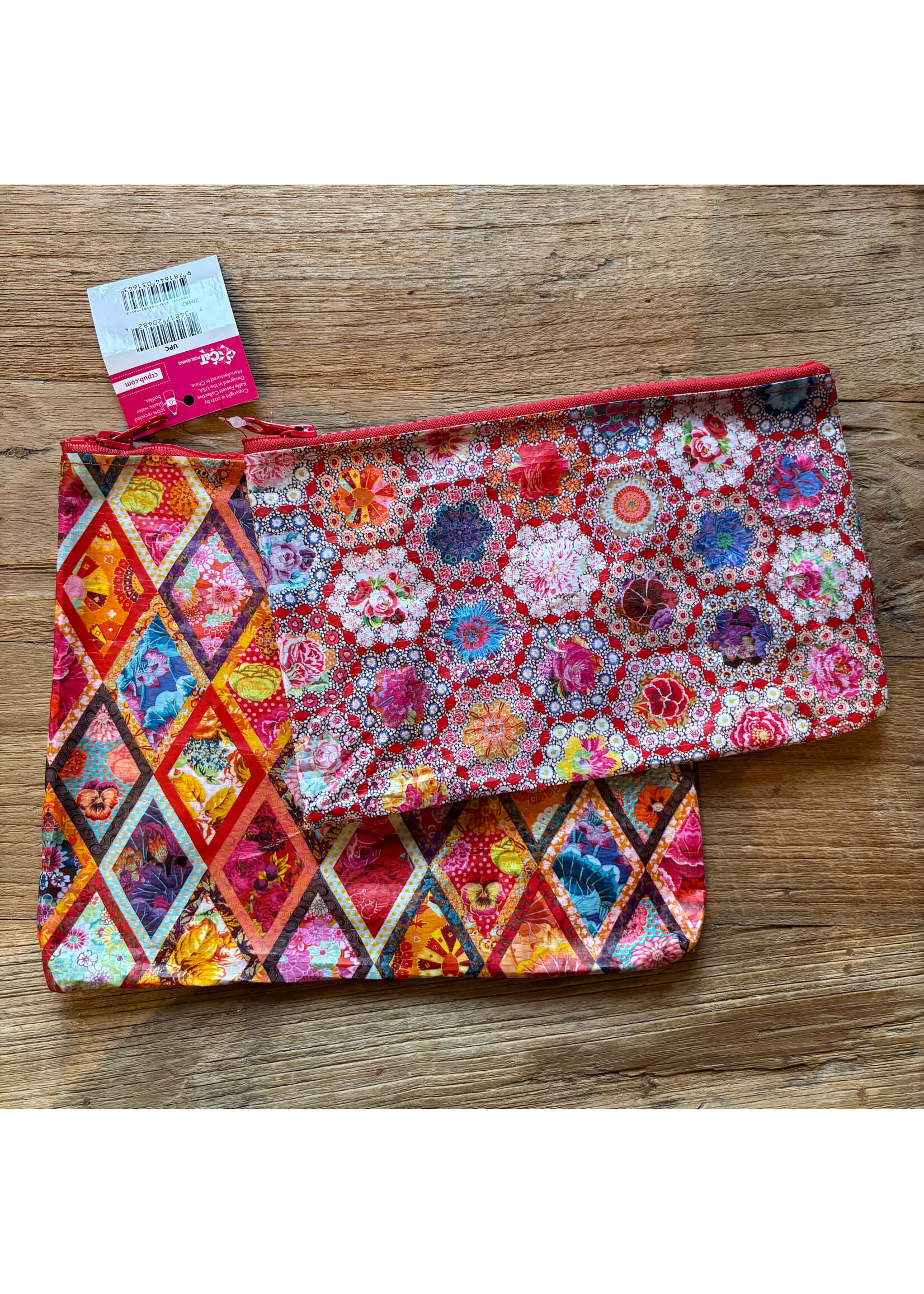 Riley Blake Designs Project Bag  - Vinyl Zipper Bags 2 stuks