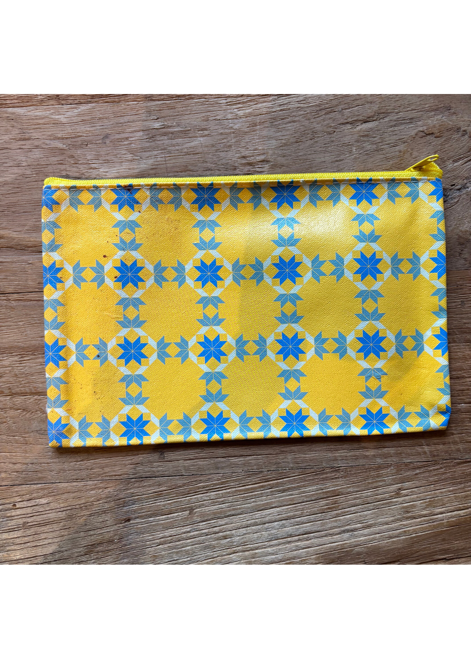 Riley Blake Designs Project Bag  - Vinyl Zipper Bag - geel