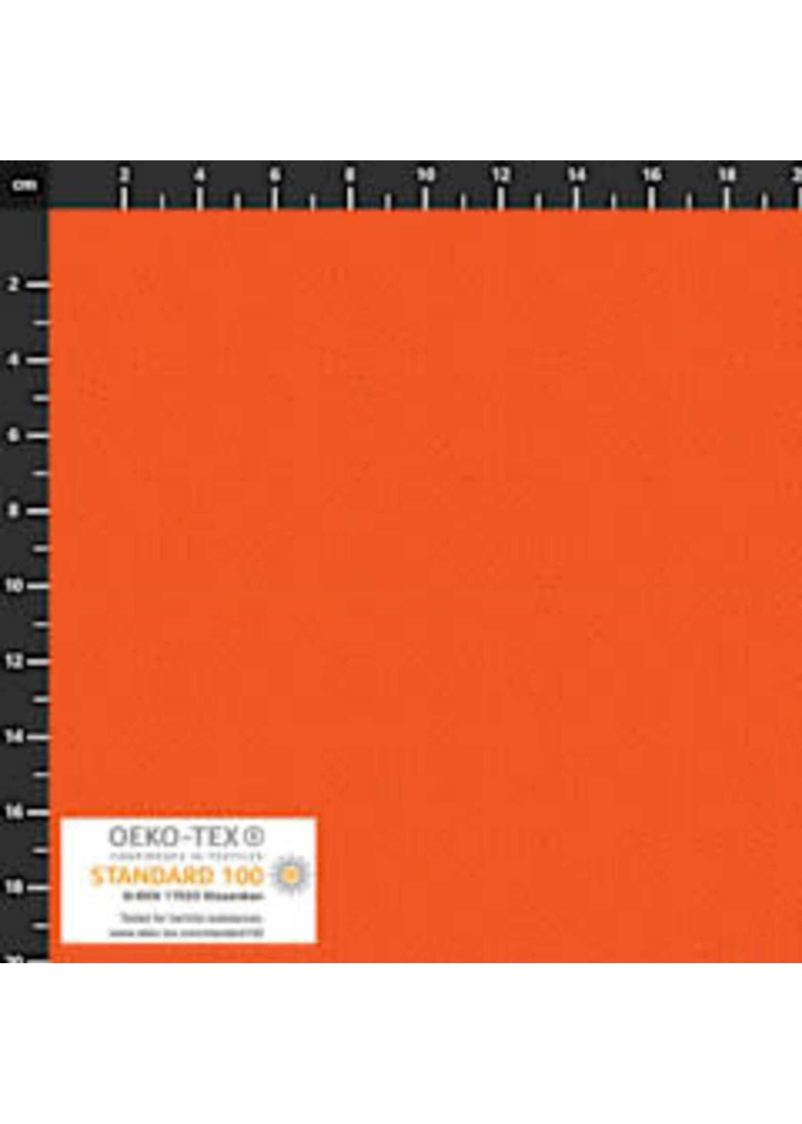 Stof Fabrics Petits Points - Orange - 325 - Coupon - 70 cm x 110 cm