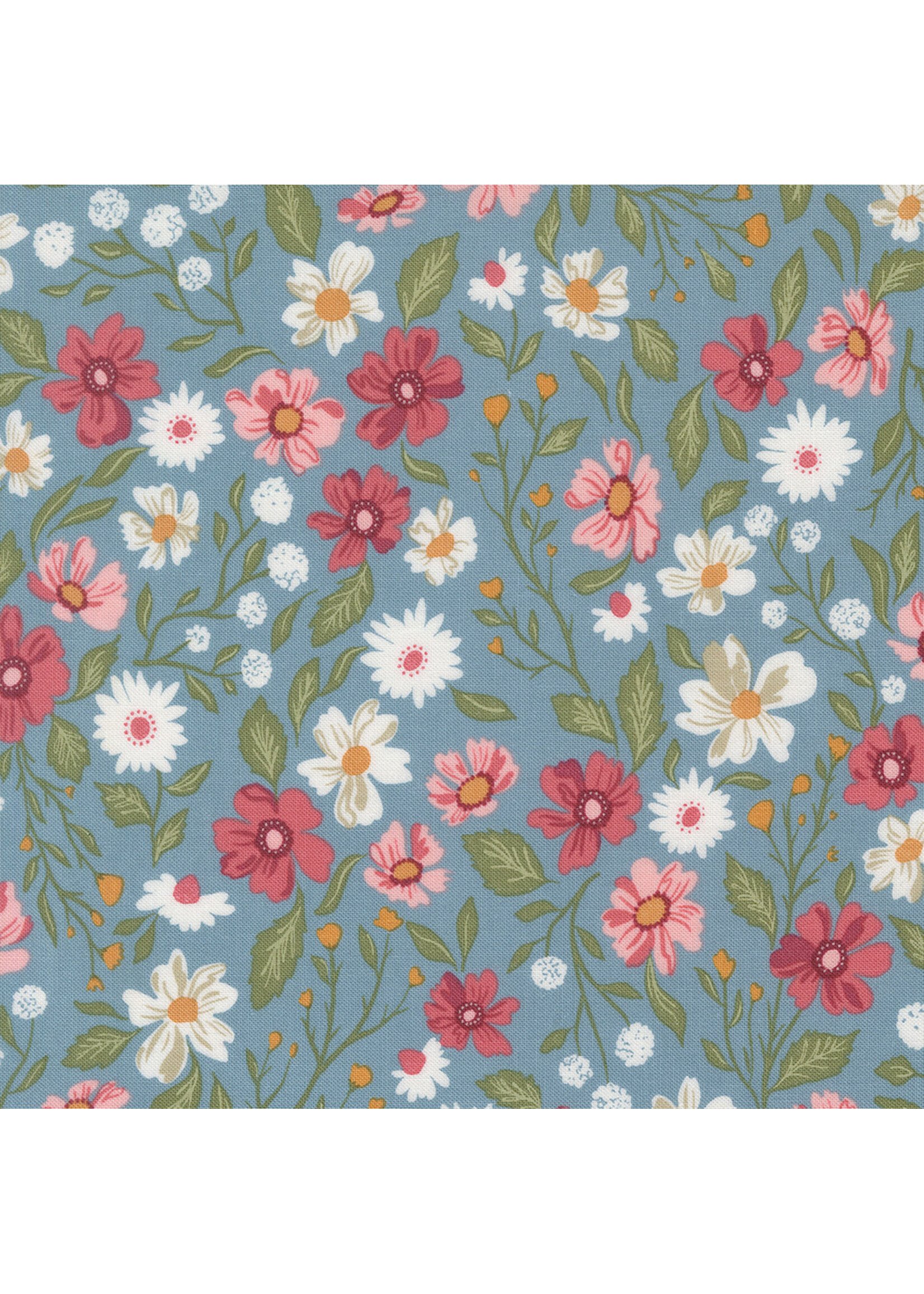 Moda Fabrics Lella Boutique - Wild Honey - Sky - Dark Blue - 5250 14
