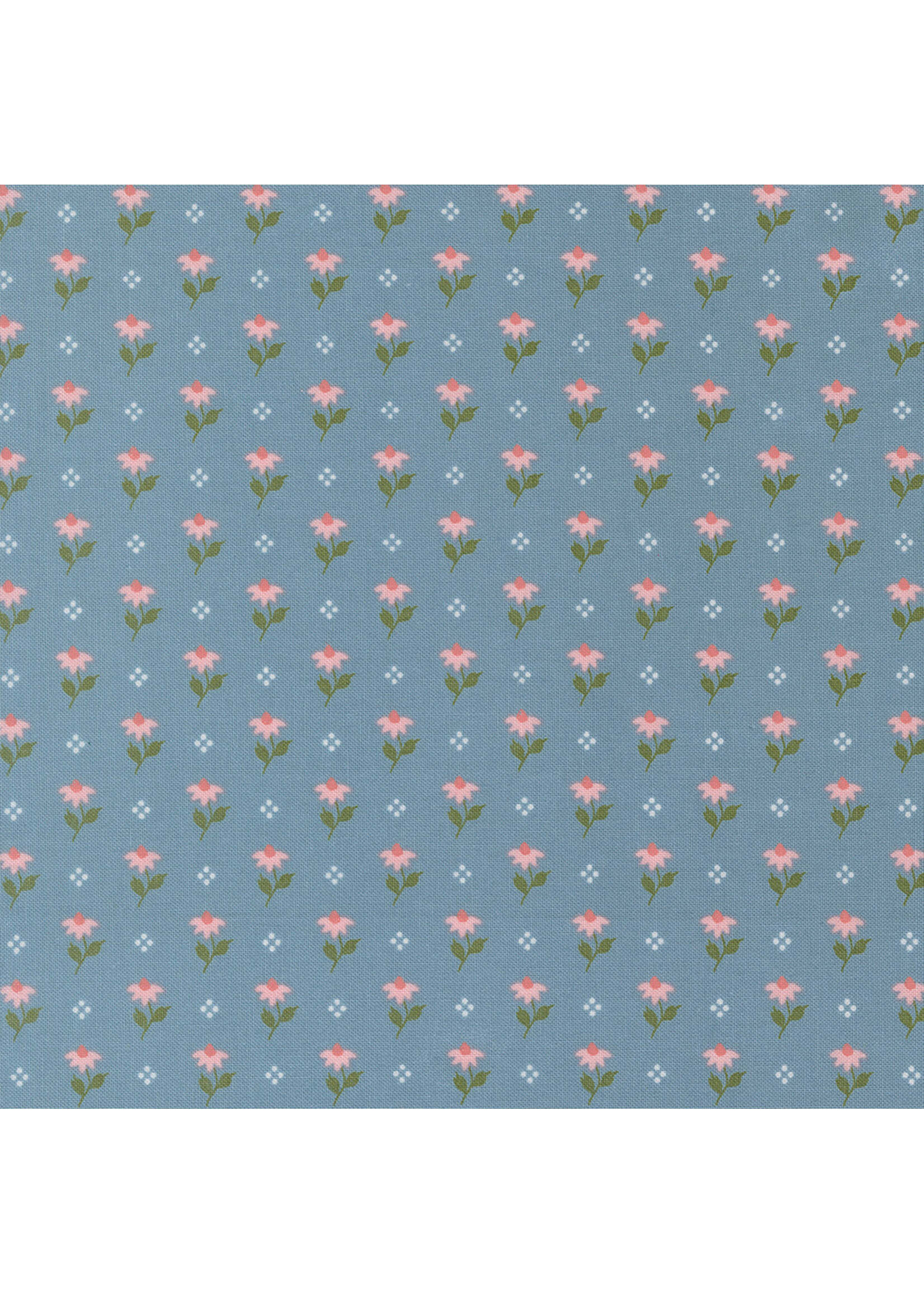 Moda Fabrics Lella Boutique - Wild Honey - Sky - Florals - 5252 14