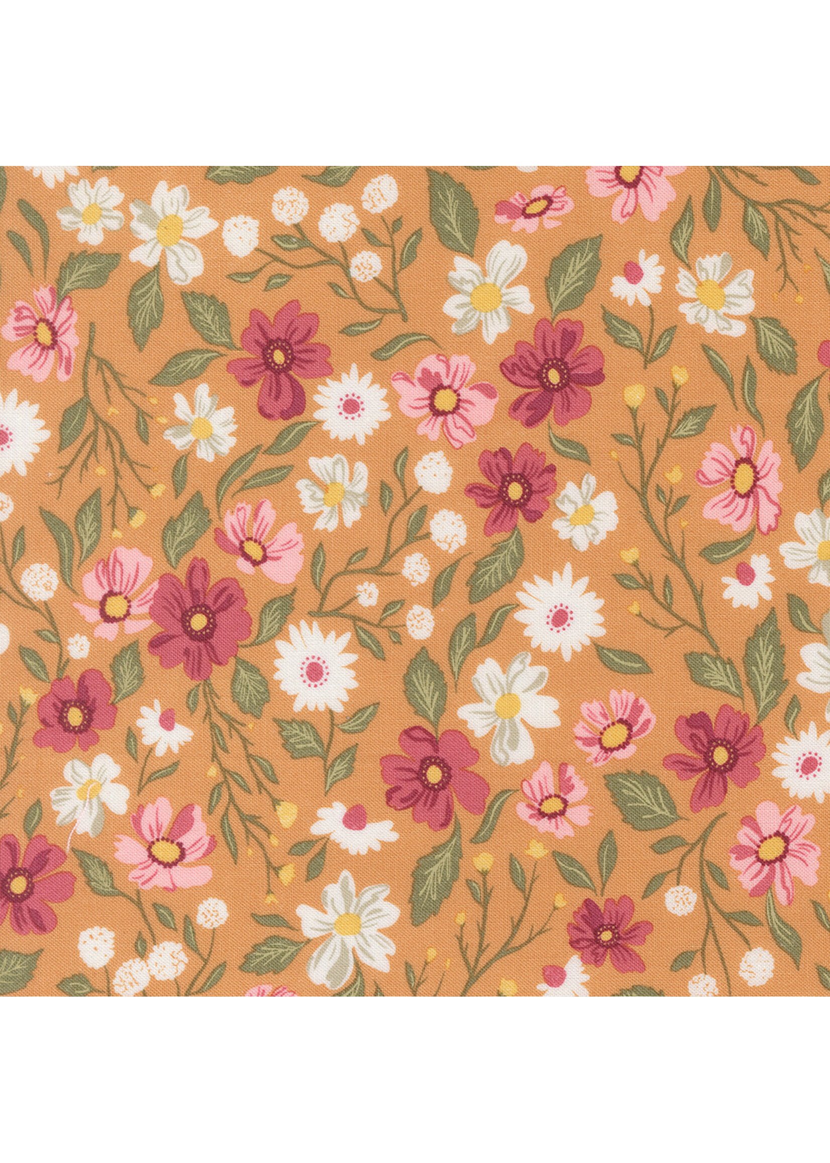 Moda Fabrics Lella Boutique - Wild Honey - Honey - Florals - 5250 16