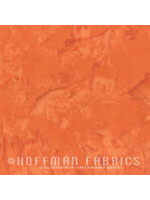 Hoffman Fabrics Bali Hand Dyed - Crawfish Orange - Coupon - 85 cm x 110 cm