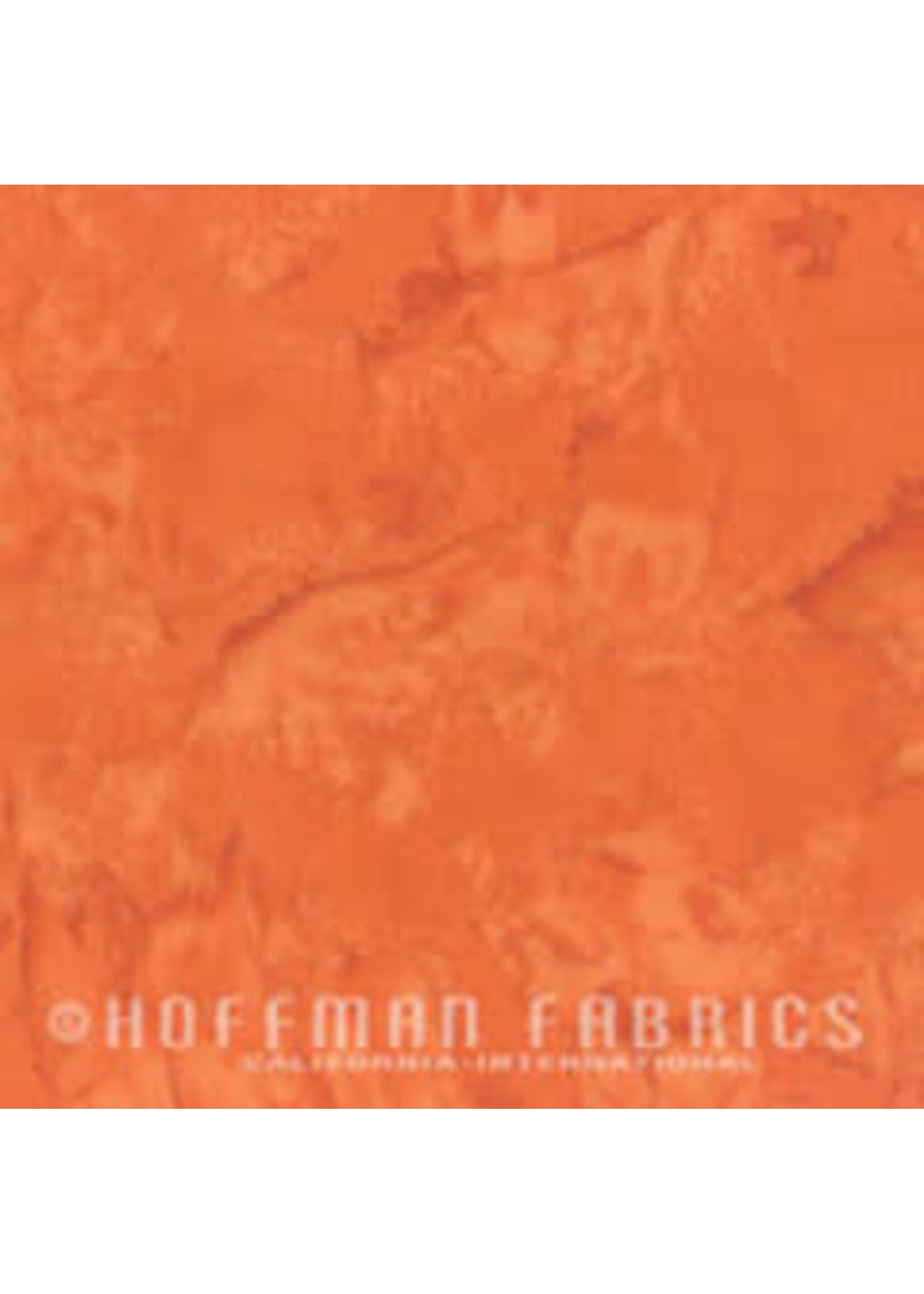 Hoffman Fabrics Bali Hand Dyed - Crawfish Orange - Coupon - 85 cm x 110 cm