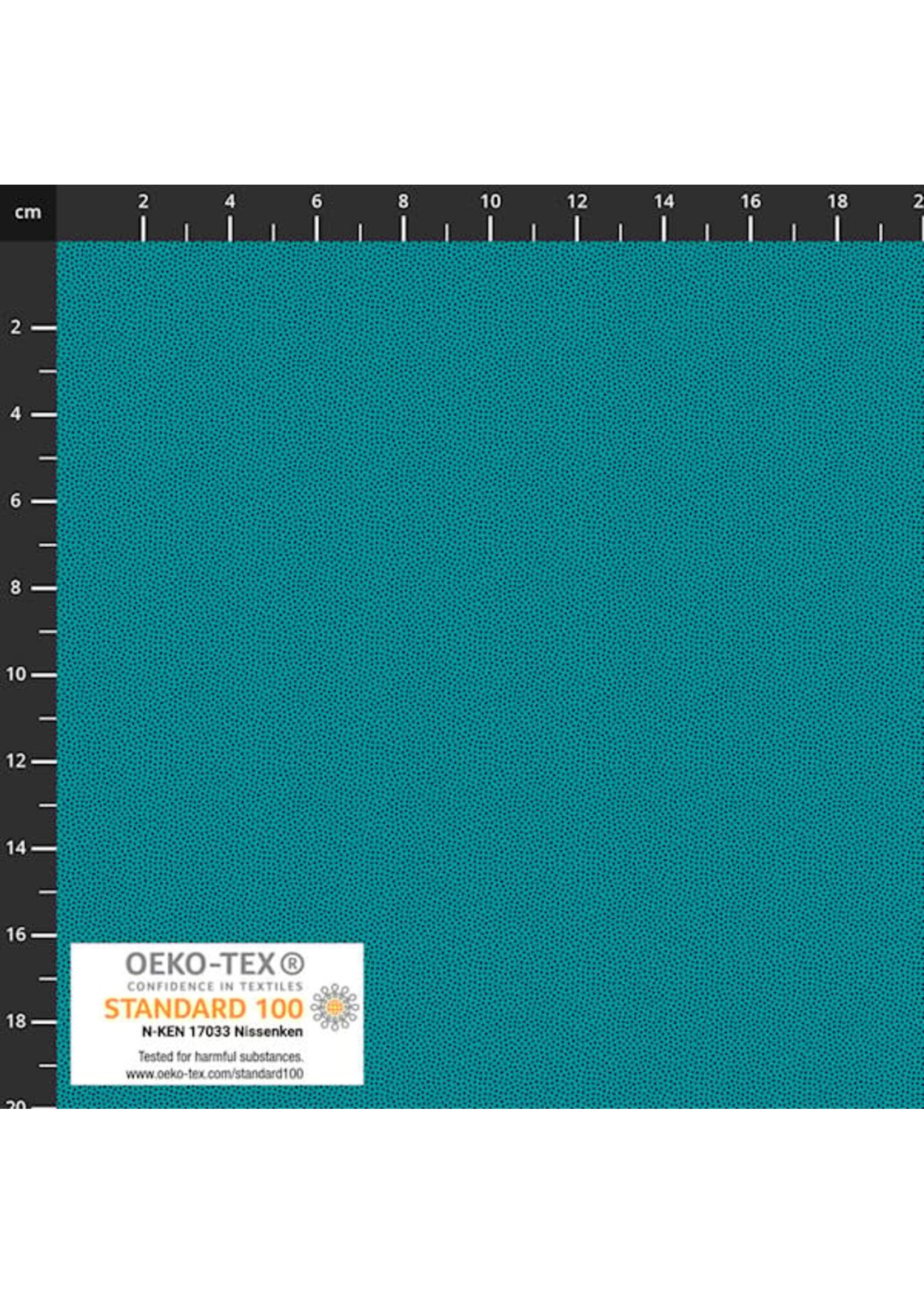 Stof Fabrics Petits Points - Teal - 355