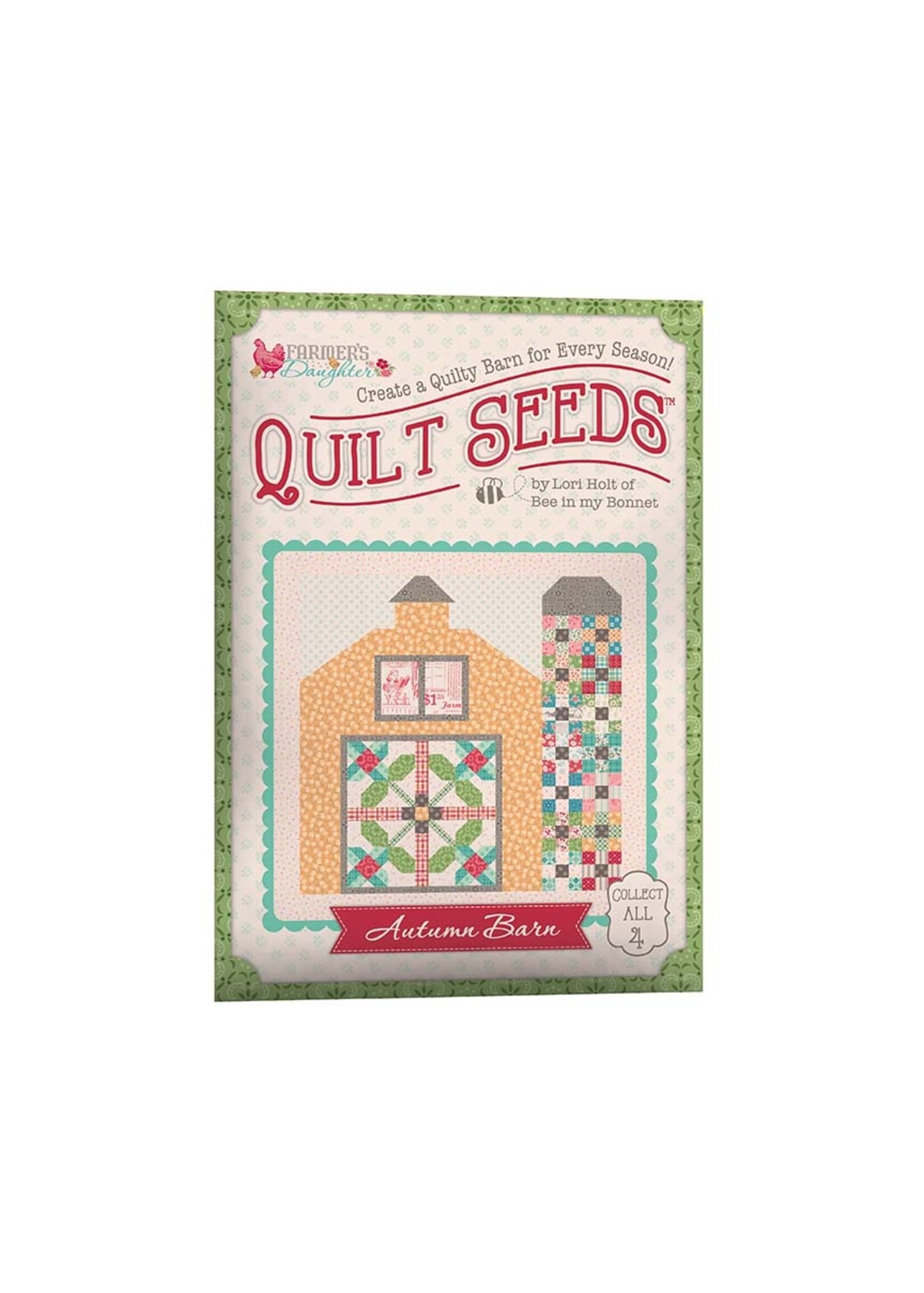Riley Blake Designs Lori Holt - Patroon - Quilt Seeds - Farmer's Daughter - Autumn Barn