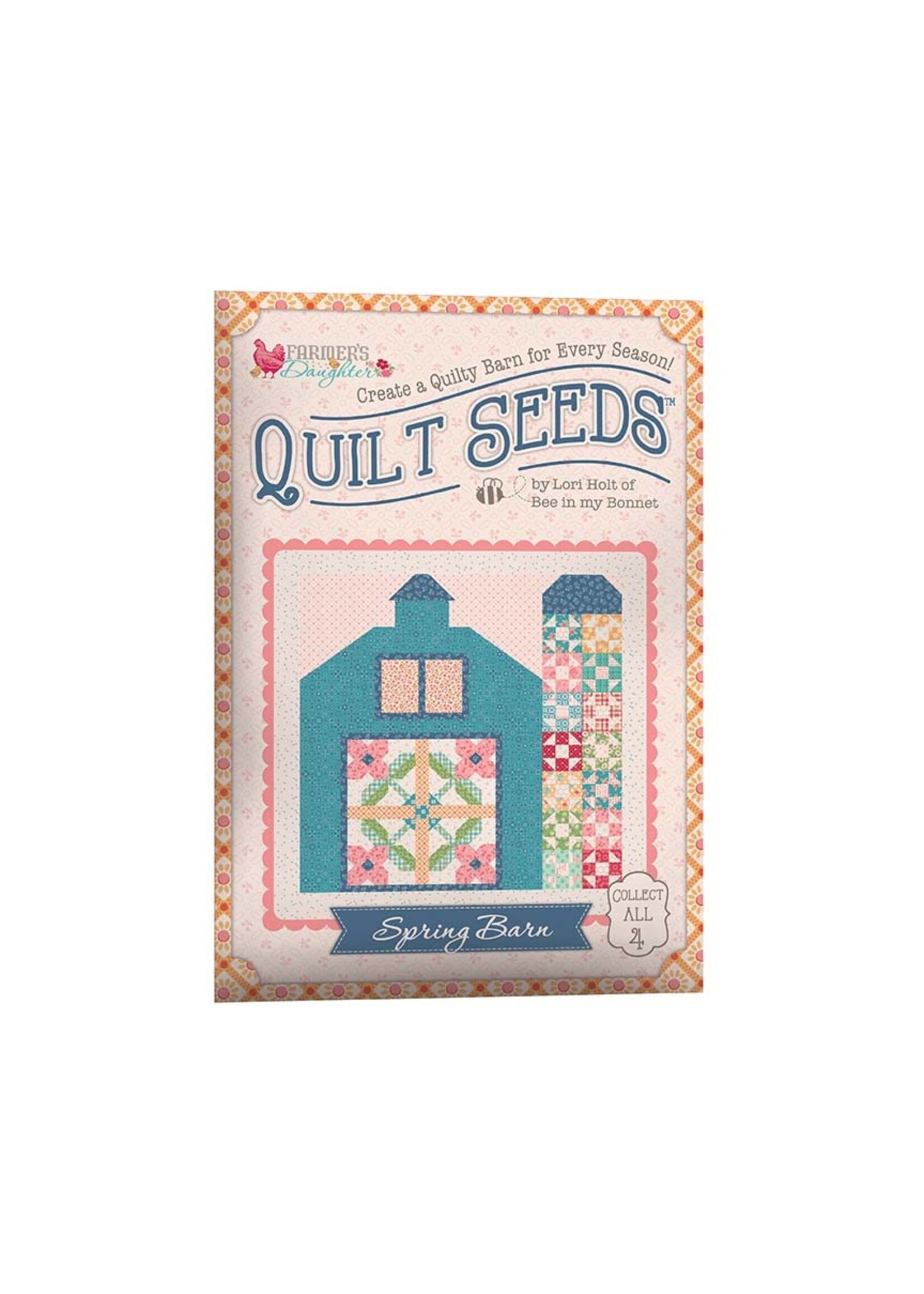 Riley Blake Designs Lori Holt - Patroon - Quilt Seeds - Farmer's Daughter - Spring Barn