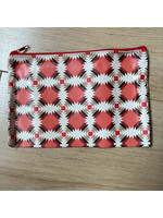 Riley Blake Designs Project Bag - Vinyl Zipper Bag - Coral