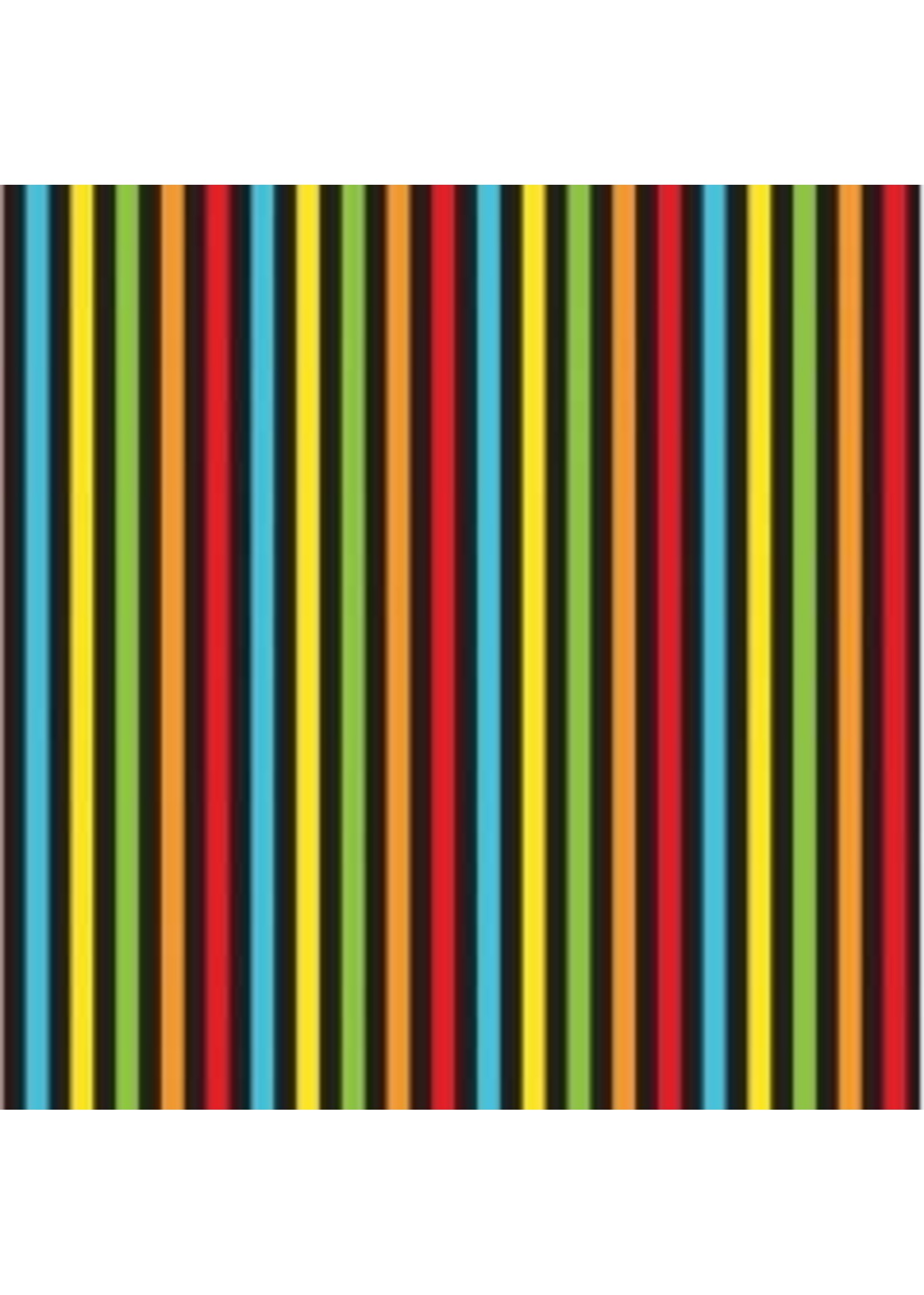 Nutex Bugs & Critters - Stripe - Multi - Coupon - 95 cm x 110 cm