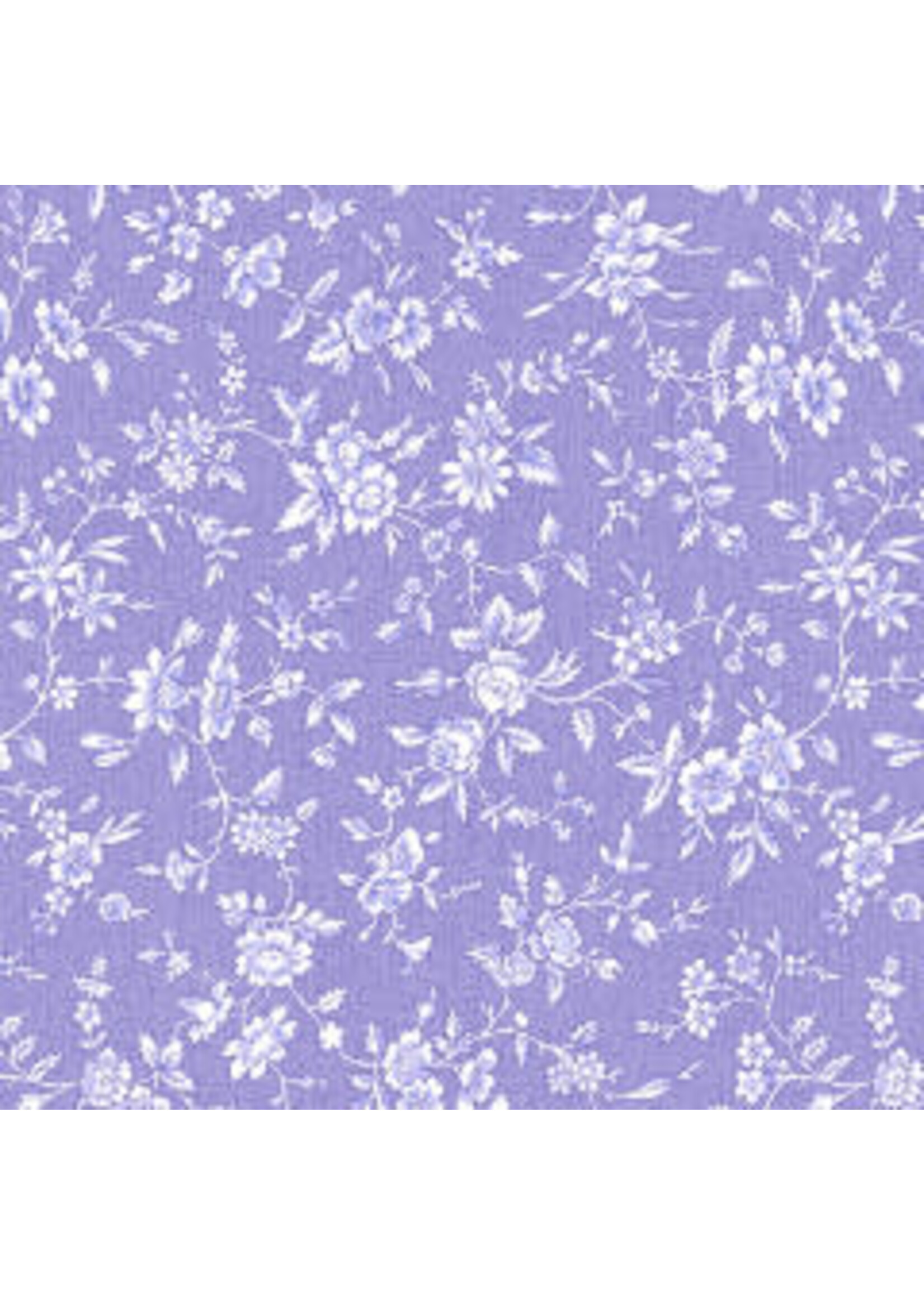 Benartex Studio Lavender Fields - Margaux Small Flower - Light Purple - Coupon - 85 cm x 110 cm