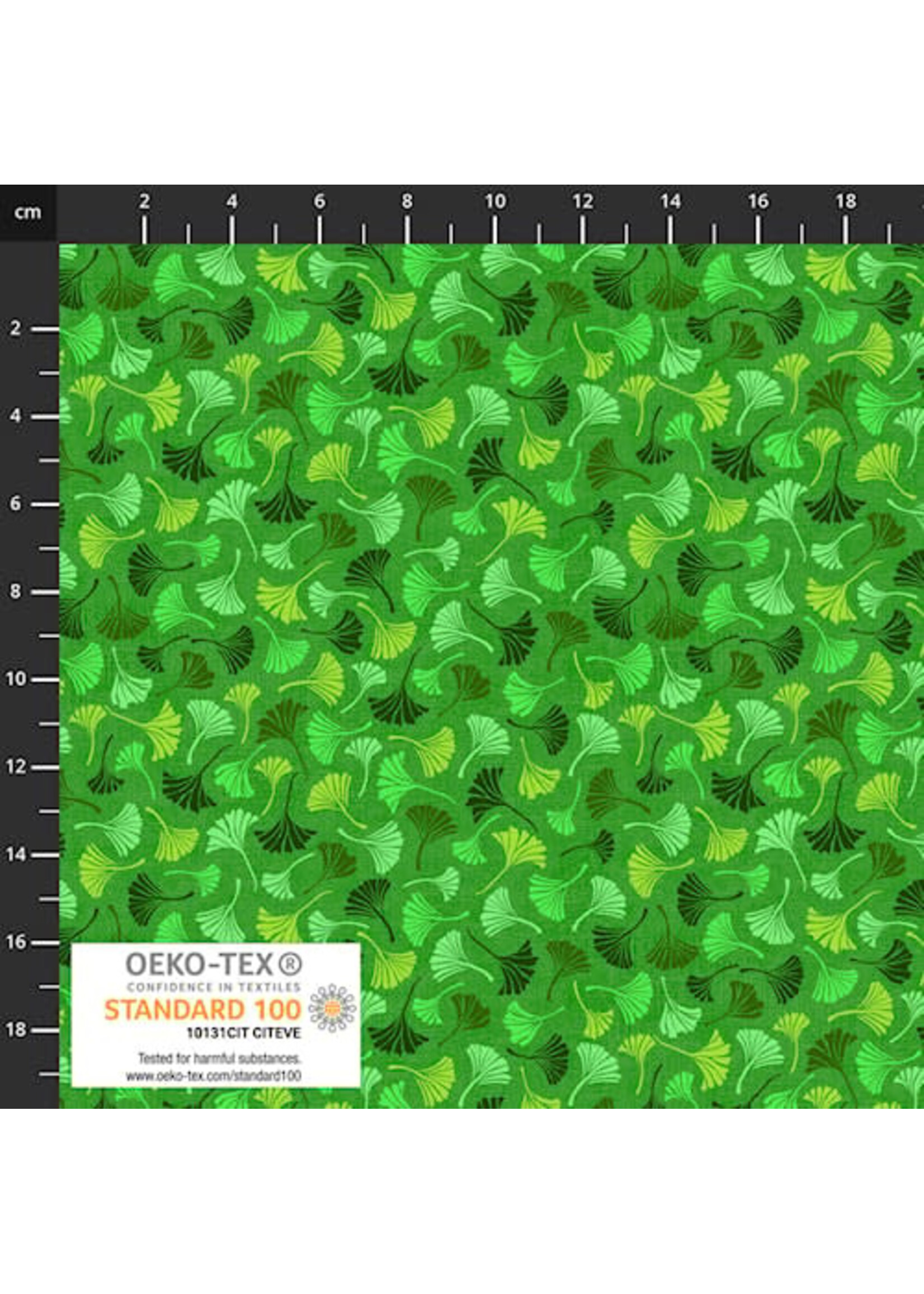Stof Fabrics Quilting Rainbow - Ginkgo - Green - 912