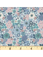 Lewis & Irene Michaelmas - Blue - Coupon - 100 cm x 110 cm