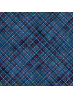 In The Beginning Hedgehog Hollow - Plaid -Blue - Coupon - 105 cm x 110 cm