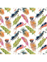 Windham Fabrics Curio - Veren - White - Coupon - 100 cm x 110 cm