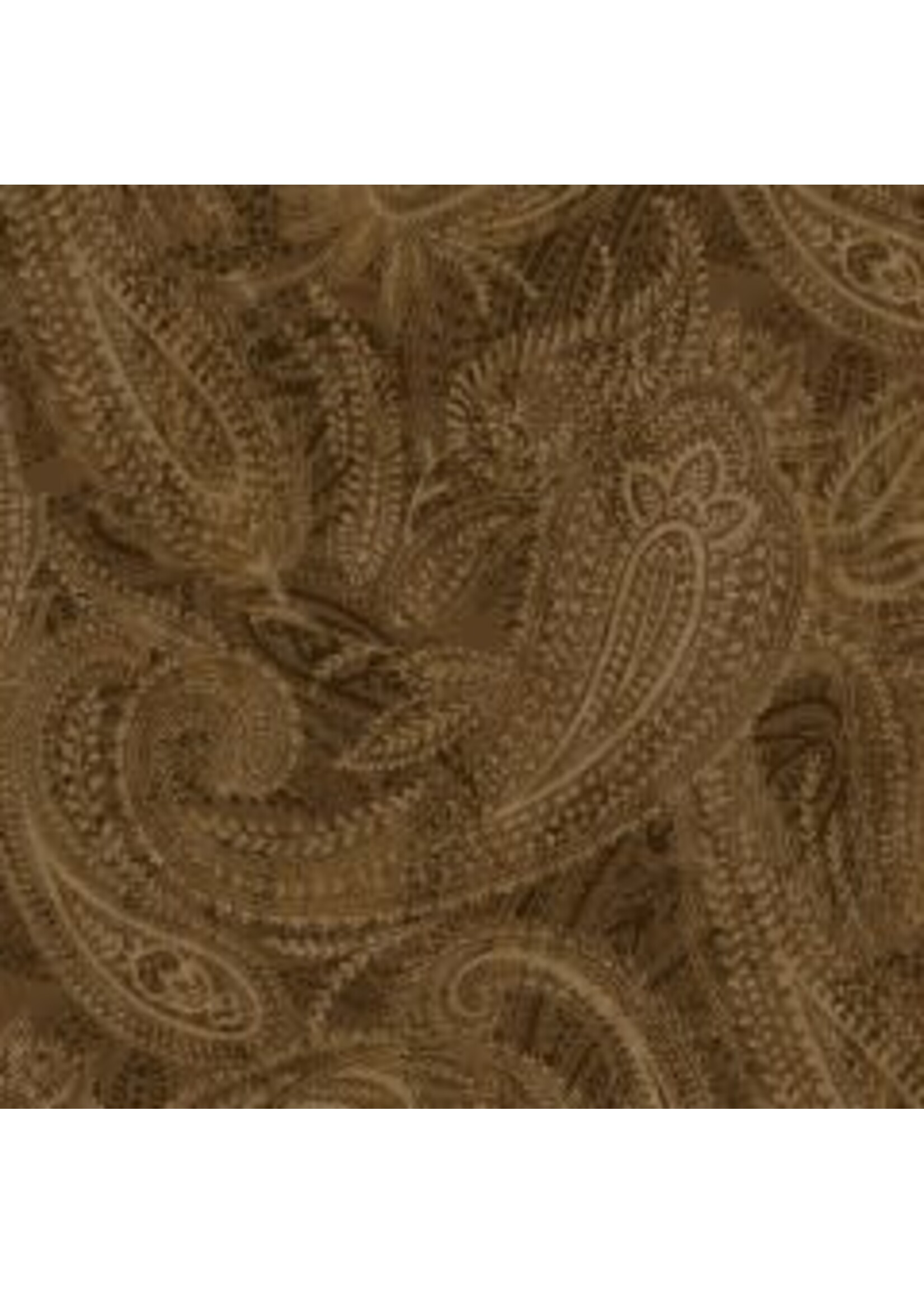 Windham Fabrics Paisley - Brown - Coupon - 60 cm x 275 cm