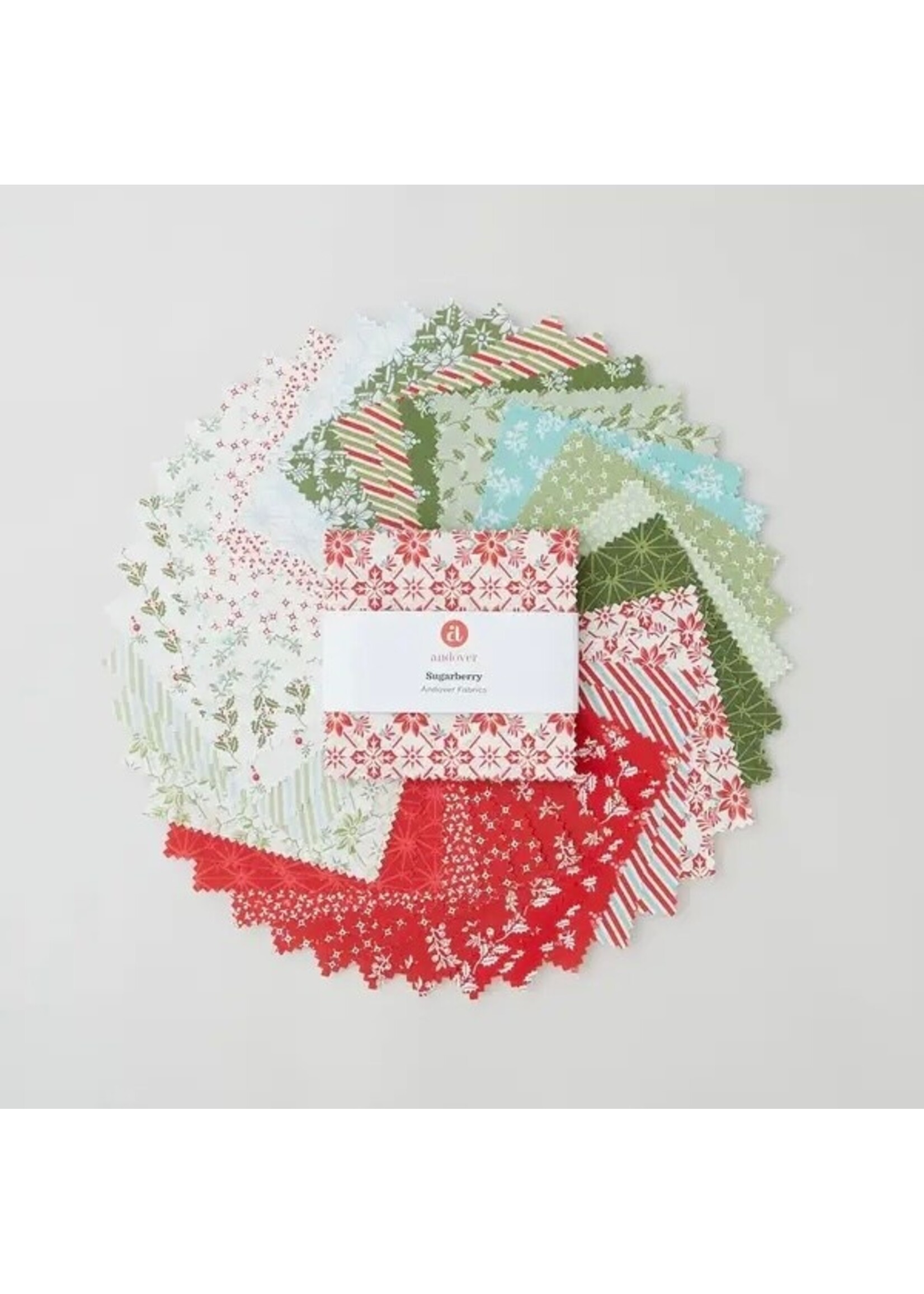 Andover Fabrics Charm Pack - Sugarberry - 5x5 inch - 42 Vierkanten