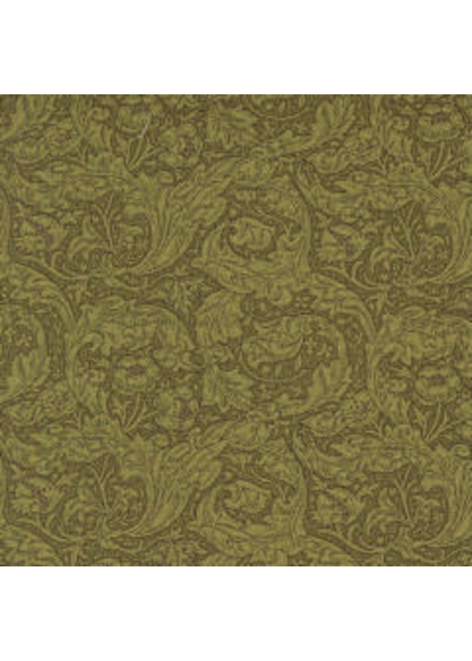Moda Fabrics Morris Manor - Bachelors Button Blenders - Sage - Coupon - 100 cm x 110 cm