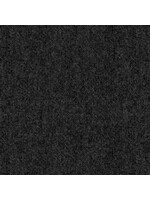 Benartex Studio Winter Wool Flanel - Tweed Flanel - Black - Coupon - 100 cm x 110 cm