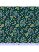 Marcus Fabrics A Return to Elegance - Plumes - Navy - Coupon - 100 cm x 110 cm