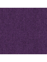 Winter Wool Flanel - Tweed Flanel - Eggplant - Coupon - 120 cm x 110 cm